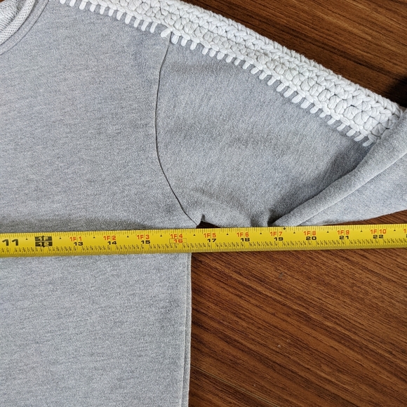 Anthropologie Gray Pepin Crew Sweatshirt XXS - Picture 5 of 5